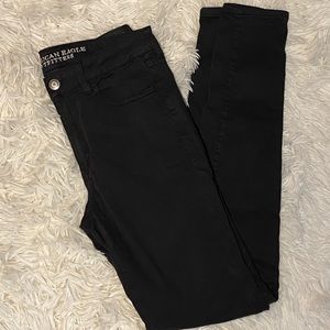 American Eagle black Hi-rise Jean / Jeggings